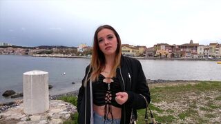 Teen Skyla be ravaged after work