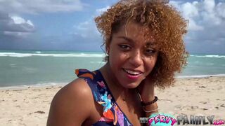 French Step Cousin Visits Miami for Hard Prick
