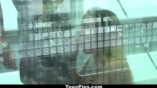 Marvelous Mila Mars gets a creampie after a shag