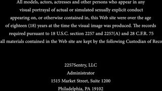 Tumbling solo blonde sub shows off her booty