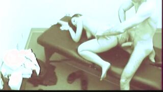 Sexy Sexy Girl in Sauna Blowjob & Fucking Caught on Cam