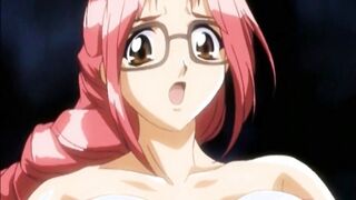Big big boobed anime hot girl gets snatch licked