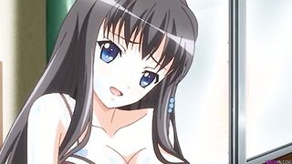 Hotties stroking young meat - Hentai 3some