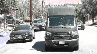 Buxxom Big Boobs Nicole Sage Makes Up Her Mistakes to Donny Sins with his huge black dick