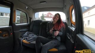 Gorgeous taxi costumer agreed the terms so she has to take on my meat! - Cindy Shine