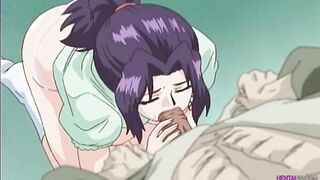 STEPMOM gets submissive with her neighbors - Hentai Uncensored