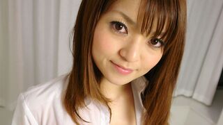 Office beautiful babe has to relax once in a while