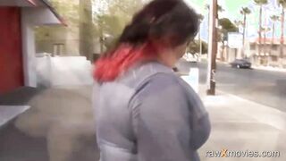 Plump stepmom sucks prick & fucks