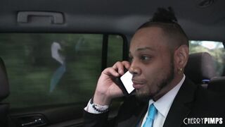 Lustful Chauffeur Judy Jolie Wants Donny Sins black cock After Driving Him Hom