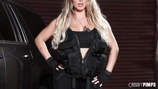 Large Tits Blonde Cherry of the Month Kayley Gunner Saves & Fucks Tommy Pistol