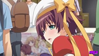 Charming cosplay uniforms on naughty hentai chicks