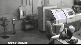 STEPMOM blonde masturbates at work then jerks shaft