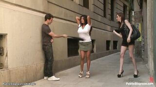 Big Boobed Latina sexy girl public anal fucked