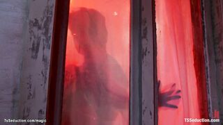 Blonde Transgender ass pumping straight couple