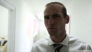 Cuckold enjoys watching his sexy wifey Chanel Preston being banged