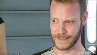 Transgender lady fucking little brunette