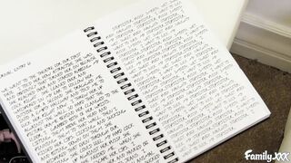 Blonde hot girl Kate Kennedy masturbates before being banged