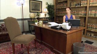 Transgender lawyer rims & anal fucks MOMMY