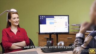 Sex for cash is the best business strategy of buxxom ginger