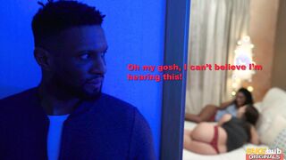 Sofia Lee & Asia Rae Share Step Brother's big black dick