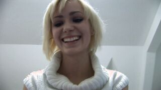 Blond Hottie Picked up & Ravaged at HomeParty