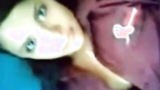 Adorable Arab Teen Fucks At Home & Records It