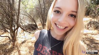 Real Teens - Pretty Blonde Lily Larimar Gets fucked Outdoors