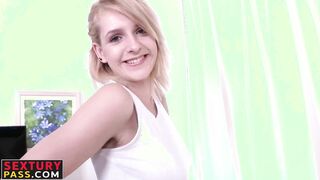 Adelinas butthole getting slammed hard by a huge dick