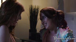 Big Titted stepmother Lauren Phillips snatch eaten in forbidden 69