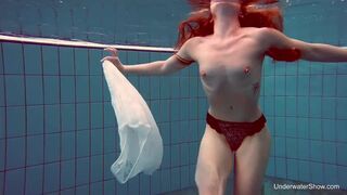 Underwater swimming beauty Alice Bulbul