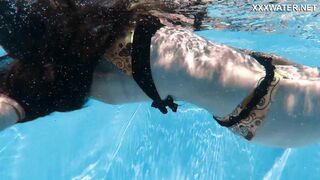 Euro Babe Skinny & Charming Adventure & Alluring Poolside Showcase