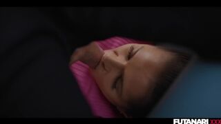 Real Life Futanari - Selfsucking - T-girl suck her own prick & cum in her mouth