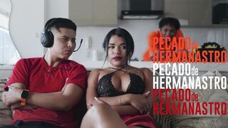 My Latin stepsis seduces me while we are alone at home.