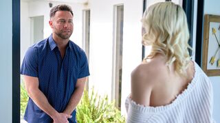 Petite blonde chick gets inseminated by a big cock stranger