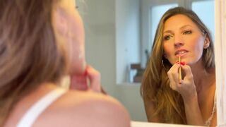 Penelope Chic frolics sensually in a configuration that she adores...