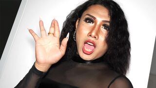 BBW ladyboy gets big booty ravaged raw after he shaved her anus