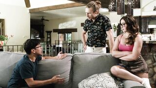 Booty teen step sister tricks huge cock step brother into pounding her