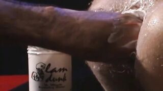 Jerek's big cock stood at attention the entire time, a rigid counterpoint to hi