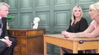 Stepmommy Charlie Rae & Gigi Patsy suck principals dick in 3some