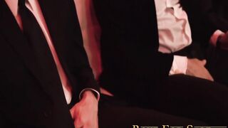 Hot Austin pounds his butt on the heavy huge dick with master Felix Kamp & Le