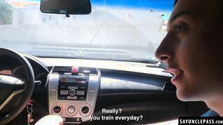 Horny Uriel Simon gets to taste his driver Fer Froma massive prick