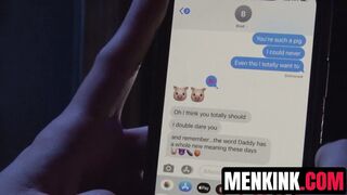 Zak Bishop seduces step dad Lance Charger to ravage his butthole