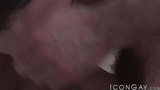 Bearded Jaxton Wheeler deepthroats my boner before pricking my butt