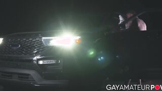 Hunky Derek Derek Thibeau plows hard the smooth tight butt of horny Aiden Jacobs