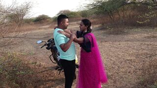 Indian Wifey Outdoor Blowjob Licking Fingered & Screwed