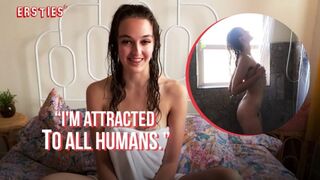 Ersties - Sexy American Beautiful Babe Dubsie Masturbates In the Shower