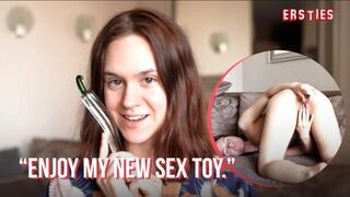 Ersties - Hot Beauty Anca Shoots Her First Solo Masturbation Video