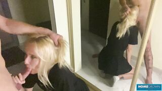Blonde Beauty Moans Loud While Getting Her Twat Ravaged Hard