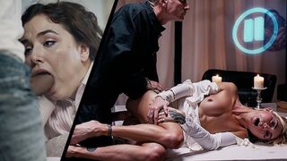 Sexy chicks FREEZE IN TIME horny men realize their deepest fantasies