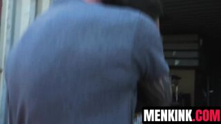 Rookie cop Harrison Todd raw fucked by Cliff Jensens fat shaft